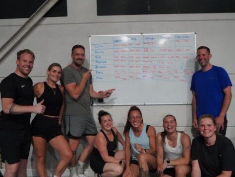 Leden van Prime Gym samen na een training